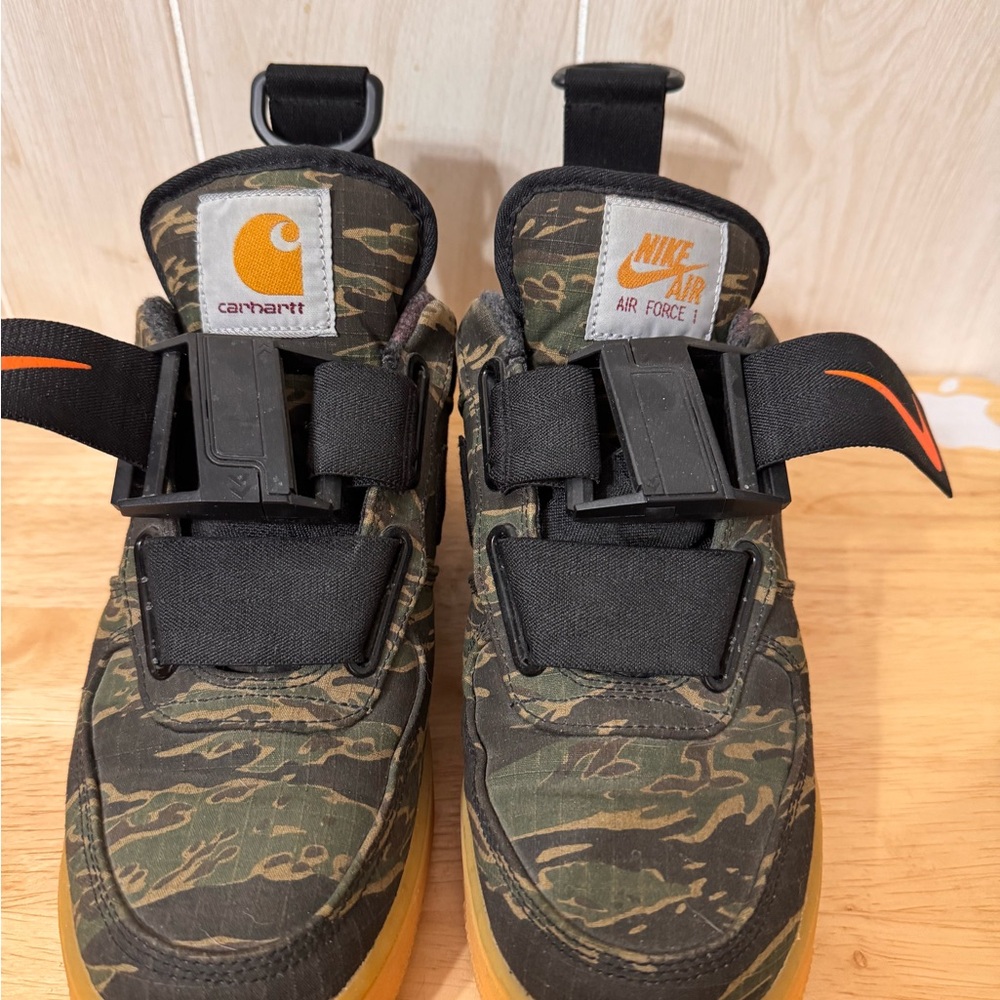 Nike x Carhartt Air Force 1 Utility Camo and Gum
